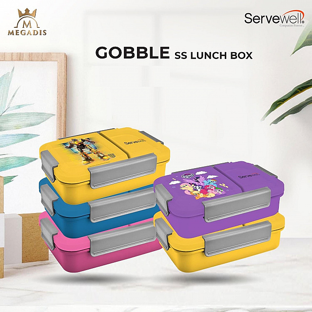 Gobble - SS Lunch Box 750 ml - Print